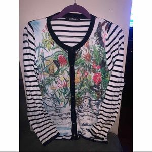 Women’s Gollehaug Collection Striped Cardigan